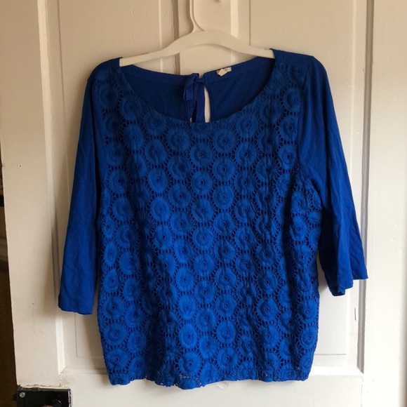 J. Crew Tops - 3/4 length jcrew blouse J. Crew Tops - 3/4 length jcrew blouse